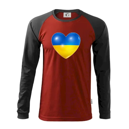 Ukrajina srdce vlajka