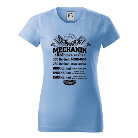 Mechanik - hodinová sazba