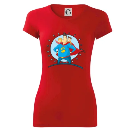 Táta superman - holka a kluk