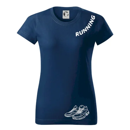 Running nápis šikmo