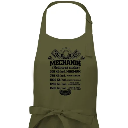Mechanik - hodinová sazba