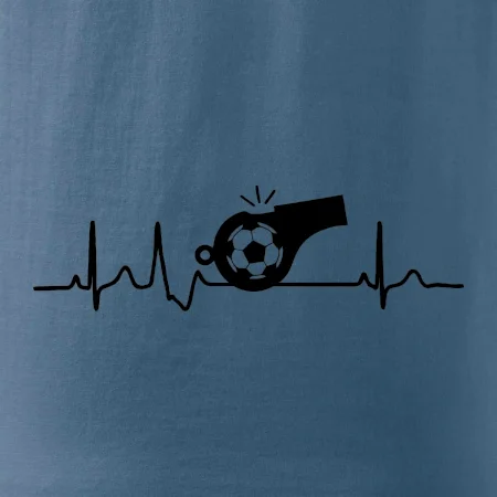 EKG fotbal rozhodčí a píšťalka