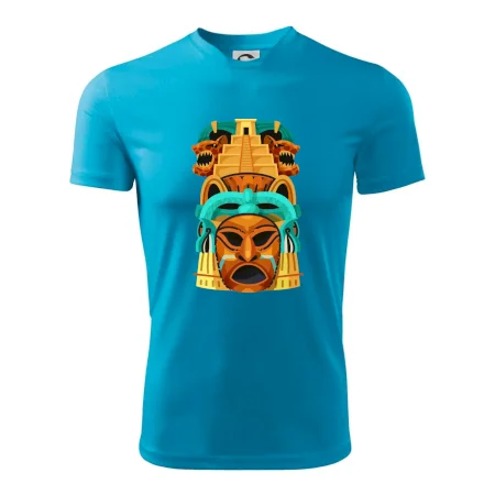 Mayové maska s pyramidou
