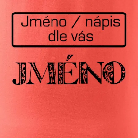 Folklor - jméno - nápis