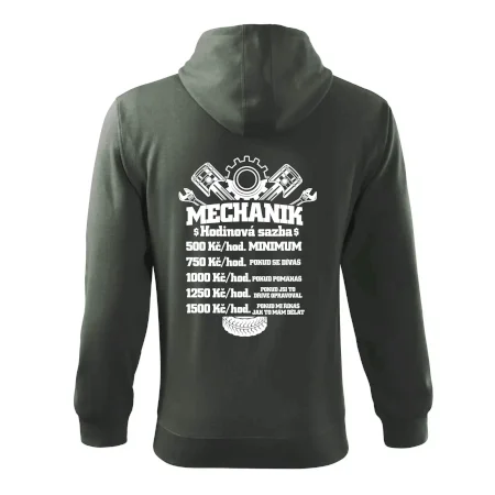 Mechanik - hodinová sazba