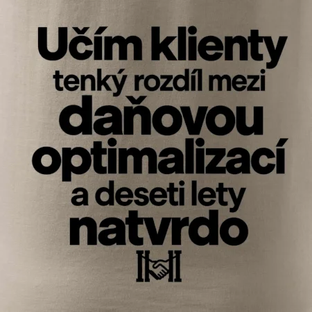 Daňová optimalizace versus deset let natvrdo