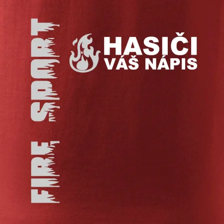 Hasiči REFLEXNÍ (oheň, Firesport, název sboru - vlastní nápis)