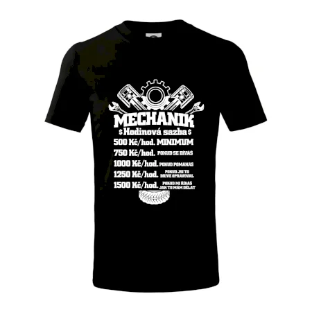 Mechanik - hodinová sazba