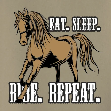Eat Sleep Ride Repeat Western