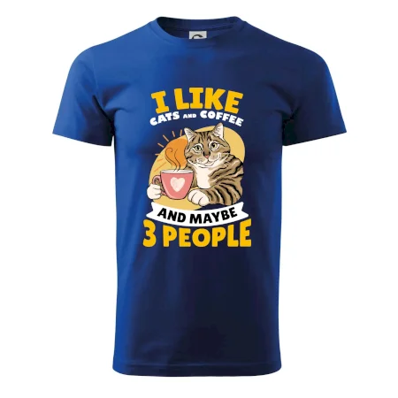I like cats and coffee and maybe 3 people