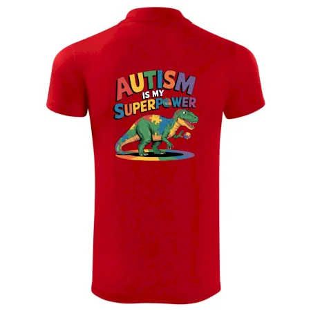 Stojící Rex Autism is my superpower