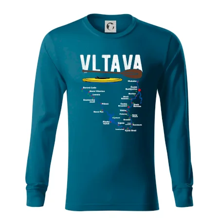 Mapa řeky Vltavy