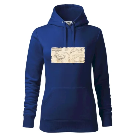 Mapa Báňské dráhy z Moravské Ostravy do Doubravy