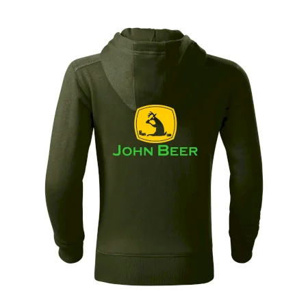 John Beer jelen s pivem