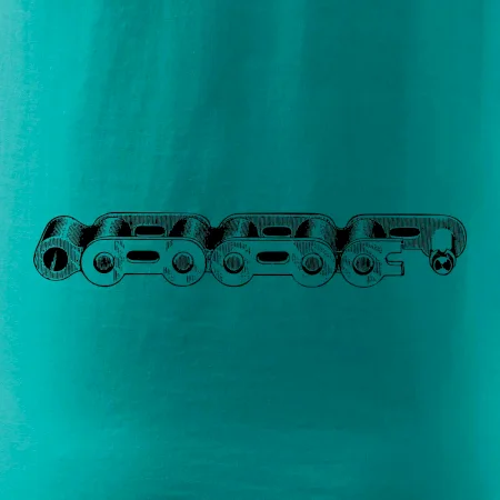 Cyklistický řetěz nákres