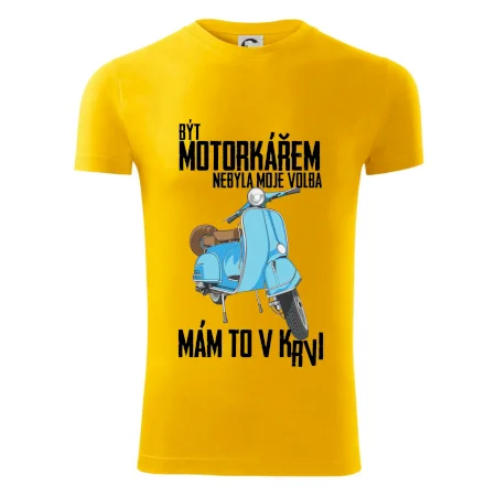 Být motorkářem nebyla moje volba skútr
