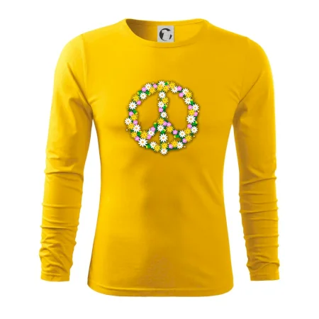 Peace symbol kopretiny
