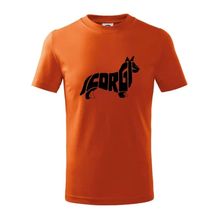Corgi - nápis v těle