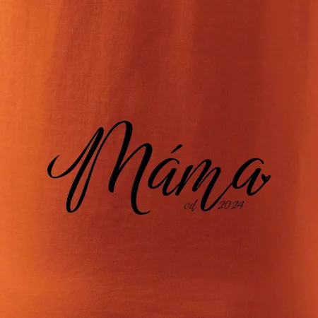 Máma od roku -  psací písmo