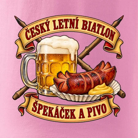 Český letní biatlon špekáček a pivo
