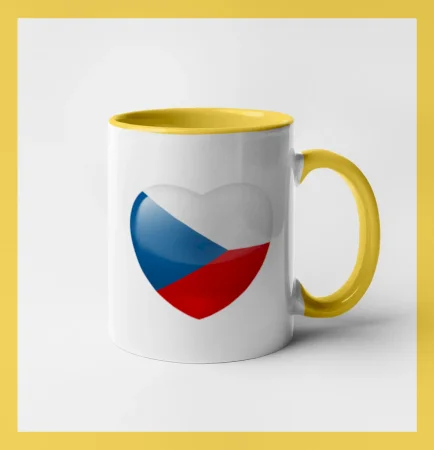 České srdce - vlajka