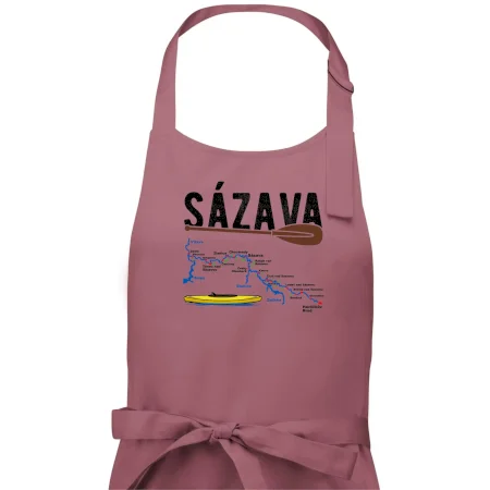 Mapa řeky Sázavy