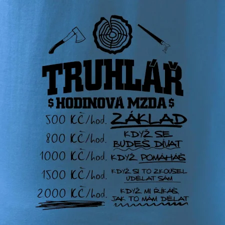 Hodinová mzda truhlář