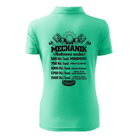 Mechanik - hodinová sazba