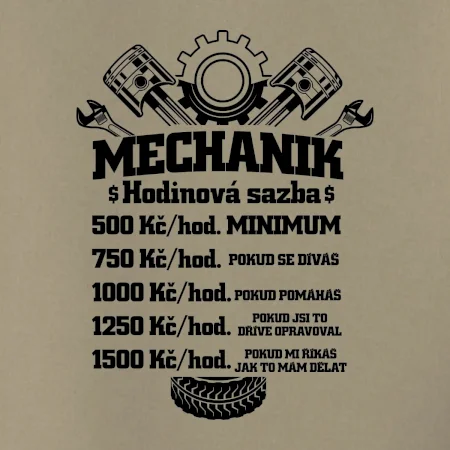 Mechanik - hodinová sazba