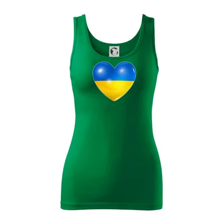 Ukrajina srdce vlajka