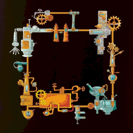 Steampunk barevná sestava