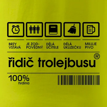 Čárový kód -  Řidič trolejbusu