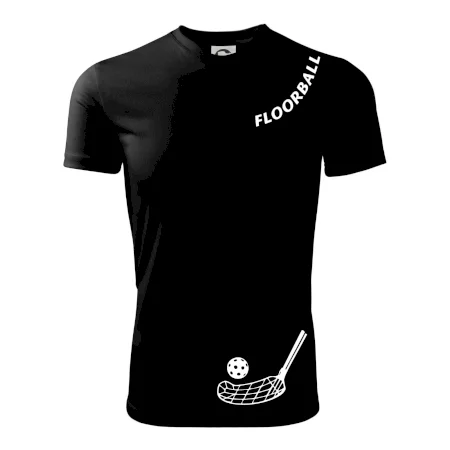 Floorball nápis šikmo