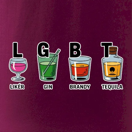 LGBT -  Likér, Gin, Brandy, Tequila
