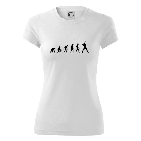 Evoluce baseball pálkař nápřah