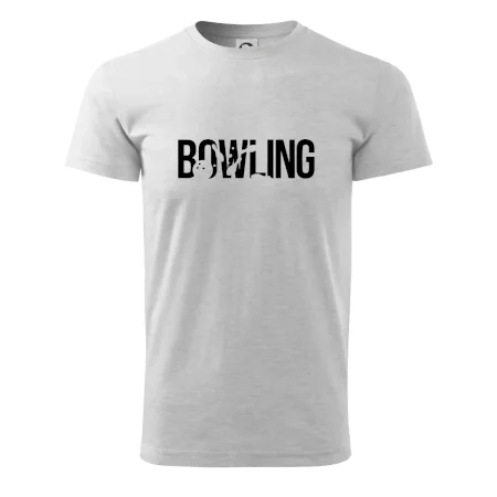 Bowling nápis kuželky