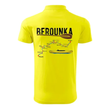 Mapa řeky Berounky