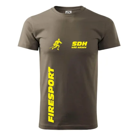 Hasičský sport SDH + váš název ŽLUTÁ
