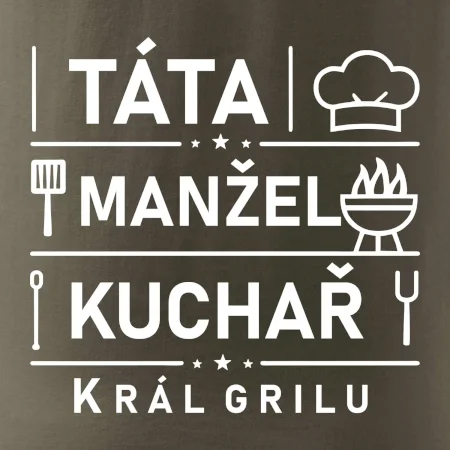 Táta manžel kuchař král grilu