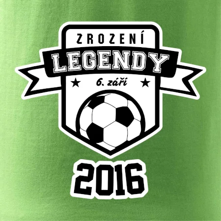 Zrození fotbalové legendy - tvůj den a rok narození