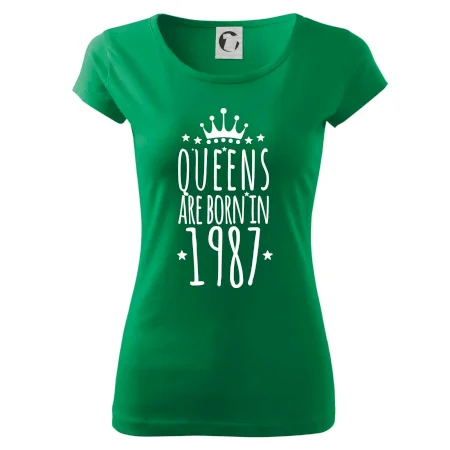 Queens are born in 1987