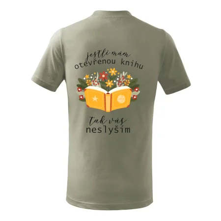 Jestli mám otevřenou knihu, tak vás neslyším