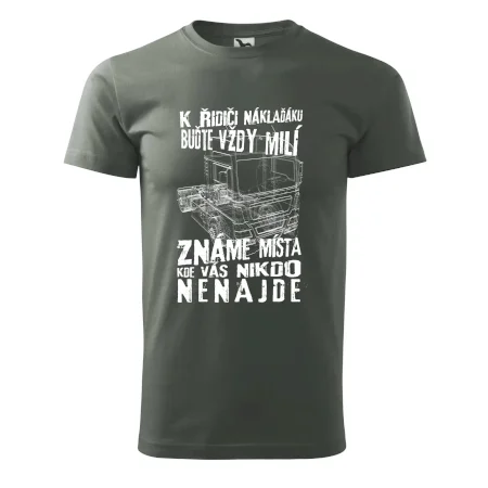 K řidiči náklaďáku buďte vždy milý