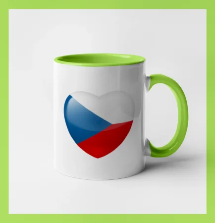 České srdce - vlajka