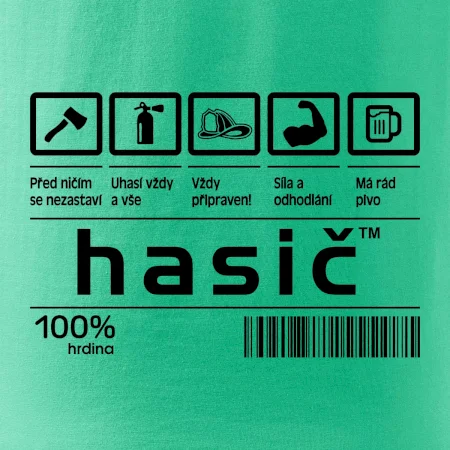Čárový kód - Hasič