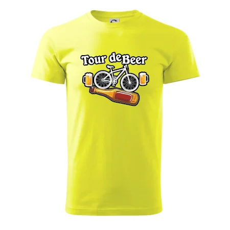 Tour de beer - kolo - pivo a nápis na zádech