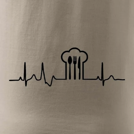 EKG kuchař čepice a příbory