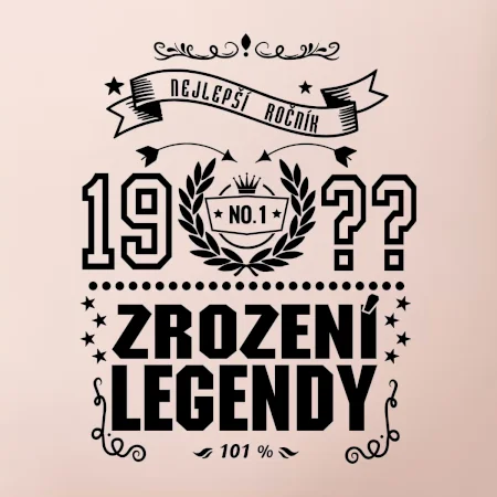 Zrození legendy - pro všechny - vlastní letopočet