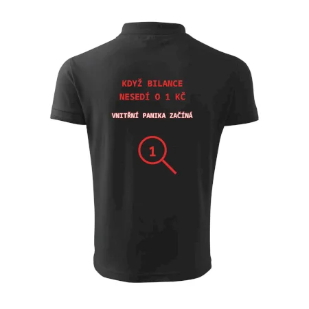 Bilance nesedí o 1 Kč
