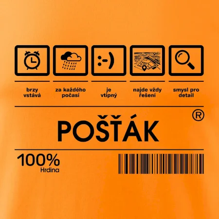 Čárový kód pošťák